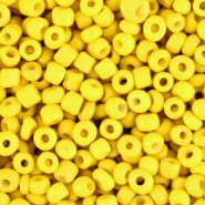 Glasperlen rocailles 8/0 (3mm) Cyber yellow